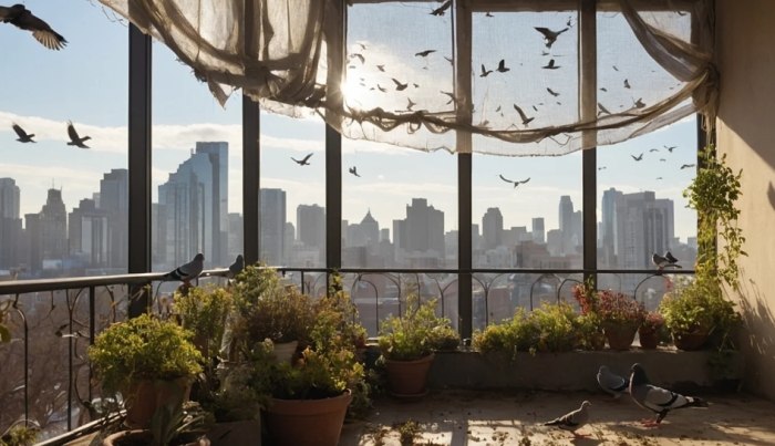 鴿子築巢處理方法