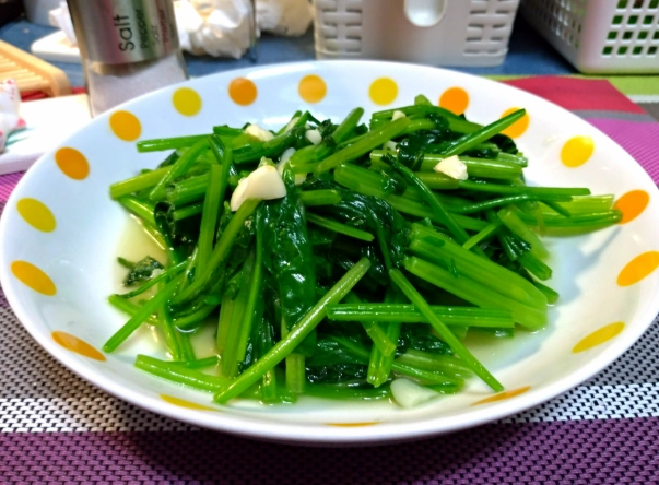 家常炒菠菜
