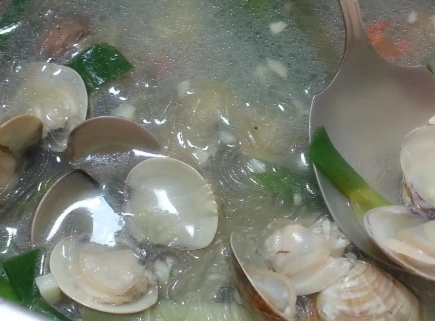 蛤蜊冬粉做法