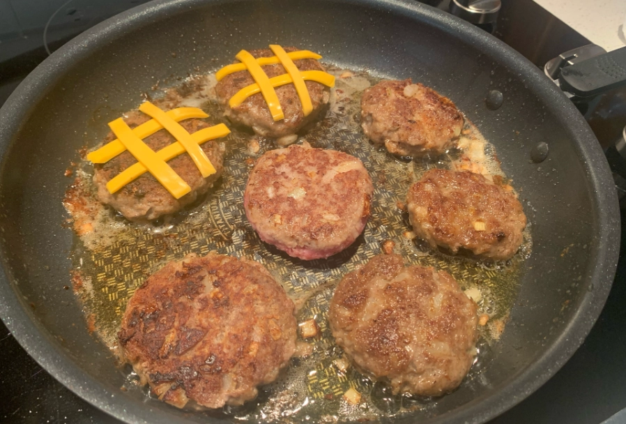煎漢堡排做法