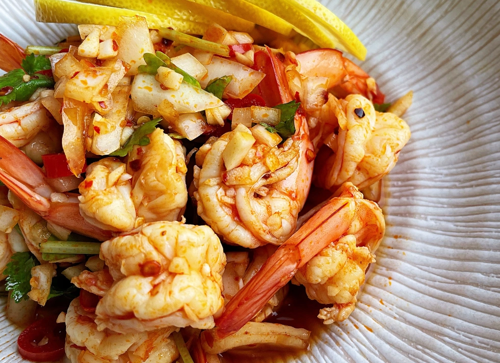 涼拌檸檬蝦 食譜 涼拌檸檬蝦 食譜