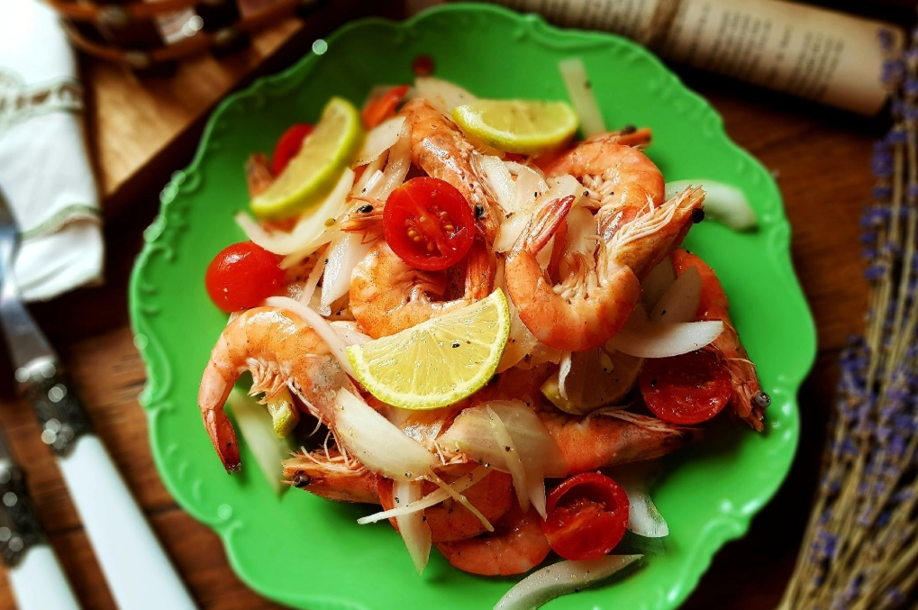涼拌蝦 料理 涼拌蝦 料理