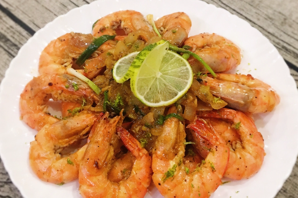 檸檬蝦料理