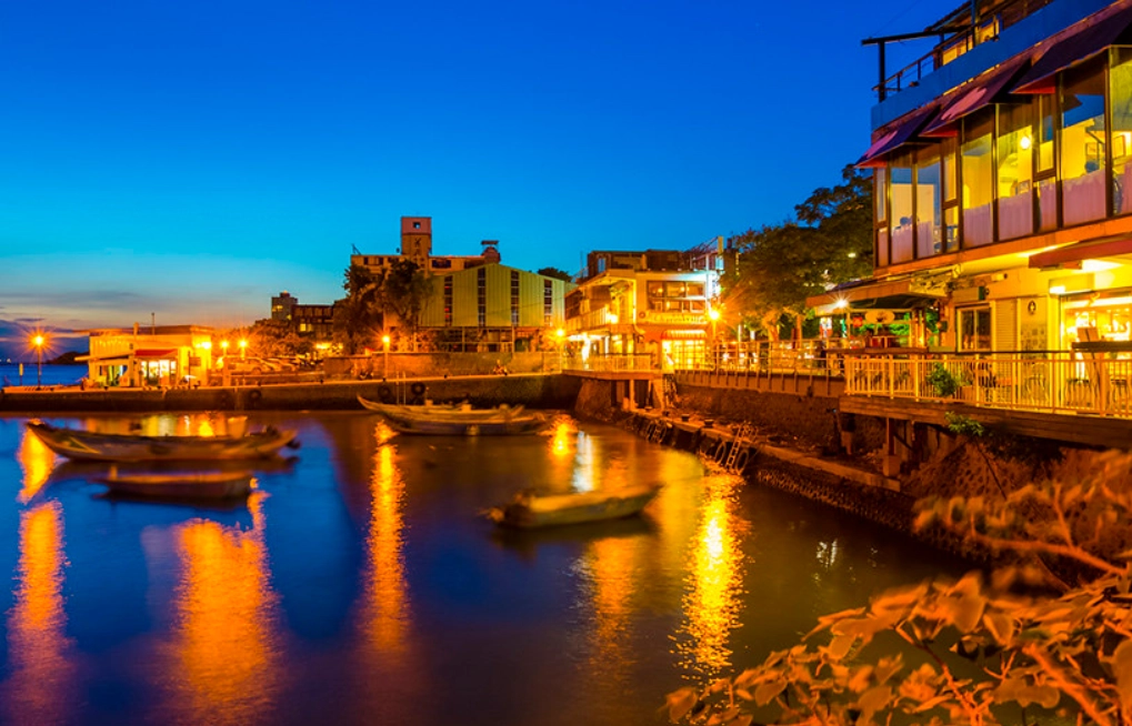 淡水老街夜景 淡水老街夜景