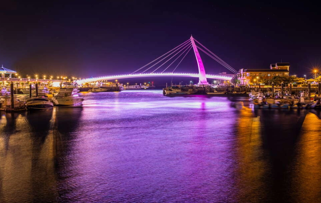 淡水漁人碼頭夜景 淡水漁人碼頭夜景